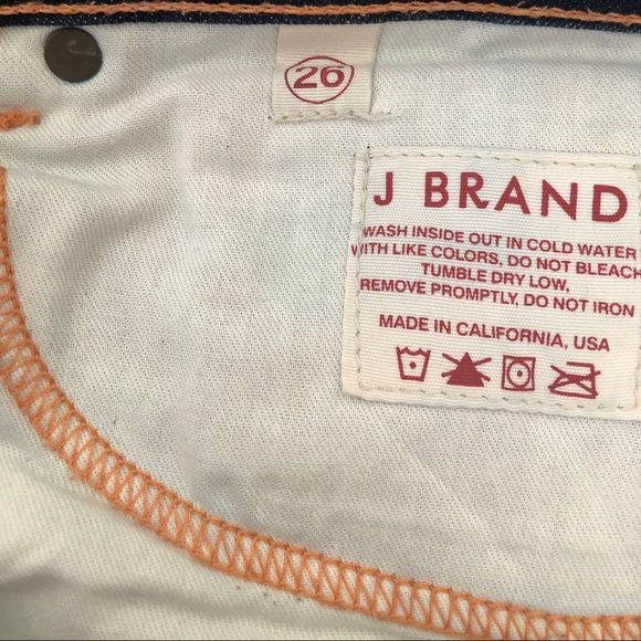 Like New- J Brand Cigarette Leg Size 26 in Ink! - Picture 5 of 6